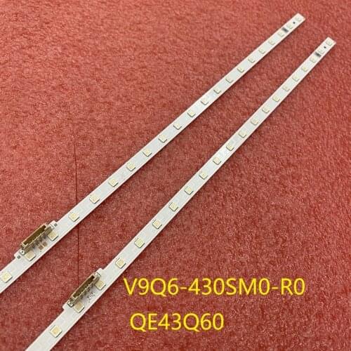 Kit 2pcs 38LED LED bar for Samsung 43inch TV V9Q6-430SM0-R0 QE43Q60RAT BN96-48377AL QE43Q60TAU