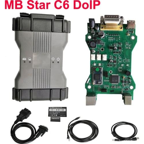 Best DoIP Mb star C6 Diagnosis VCI Multiplexer Full set with V2020.06 Software DAS Support Old cars WiFi