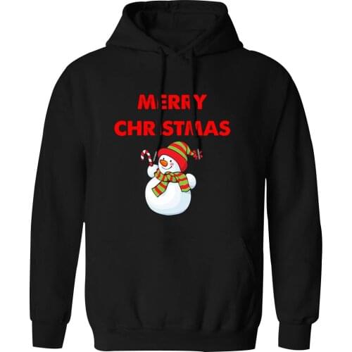 Hooded Mens Merry Christmas Print Fashion Casual Sweatshirt Standard Leisure Clothing Tops Retro Hip Hop Sudaderas Pullovers