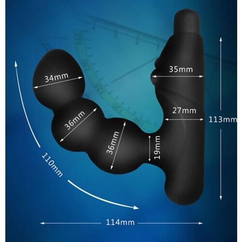 Soft G-spot Stimulation Anal Sex Toys Vibrator for man Butt Plugs Adult Sex Products for Women Gay Masturbator Anal Beads Plug 2