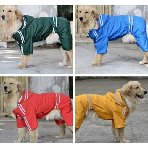 Wholesale Waterproof Dog Raincoat windproof dog rainwear