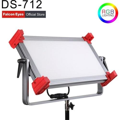 Falcon Eyes 120W Fotografia Panel Light 2700-9999K RGB Soft LED Camera Lighting Studio Video Lamp Photography Equipment DS712