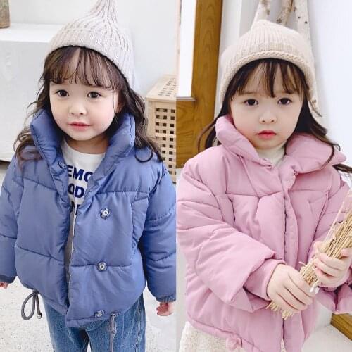 Thicken Warm Infant Kids Jacket Clothes Casual Baby Boys Girls Cotton Coat Winter Autumn Loose Newborn Kids Down Coat 12M-5T
