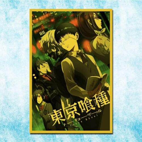 Japanese Anime Tokyo Ghoul Art Silk Poster Canvas Retro Print For Home Room Decor-032