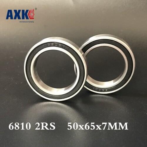 2019 New Direct Selling Thrust Bearing Rolamentos 6810 2rs Abec-1 (10pcs) 50x65x7mm Metric Thin Section Bearings 61810rs 6810rs