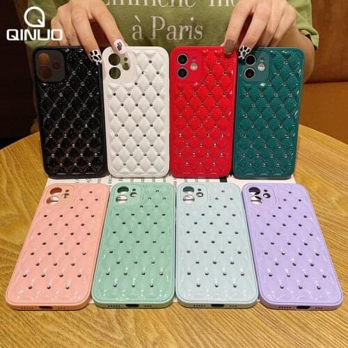 Shiny Rhinestone Phone Case For apple iPhone 12 11 Pro Max 7 8 Plus X XS XR MAX 12 Pro SE 2020 Bling Diamond Glitter Soft Cover