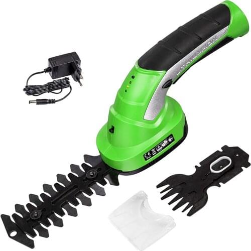 Electric Hedge Trimmer Rechargeable Battery Branch Pruner Garden Cordless Pruning Shears Bush Cutter Hedge Trimming Machine