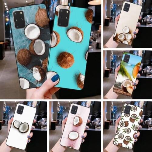 Fruit Coconut Phone Case For Samsung Galaxy S21 Plus Ultra S20 FE M11 S8 S9 plus S10 5G lite 2020