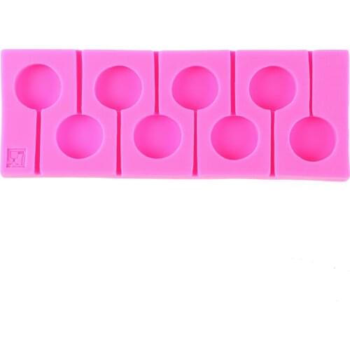 Hot planet 3D lollipop Silicone Mold chocolate Fondant moulds baking DIY party cake Decorating Tools T0461