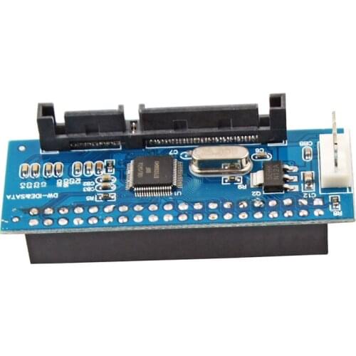 New 7+15p 22pin SATA male to IDE PATA 40Pin Female JM20330 adapter SATA-IDE card #79965