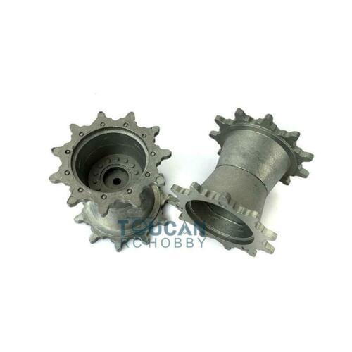 Heng Long 1/16 USA M1A2 Abrams RC Tank Metal Sprockets Driving Wheels 3918 TH12167-SMT4