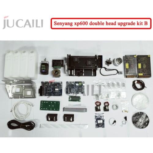 Jucaili large printer xp600 upgrade kit for dx5/dx7 convert to xp600 double head complete conversion kit for eco solvent printer