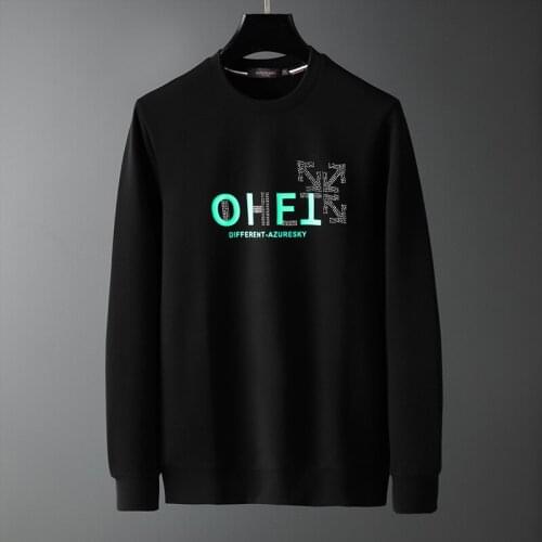 2020 New Street Fashion Mens Casual Jacket Round Neck Light Luxury Trendy Brand Mens Clothing Fashion Hoodie Men Sweatshirt