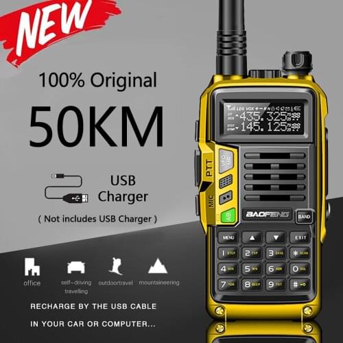 2021 BaoFeng UV-S9 Plus Powerful Walkie Talkie CB Radio Transceiver 8W/10W 10km Long Range up of uv-5r Portable Radio Hunt City