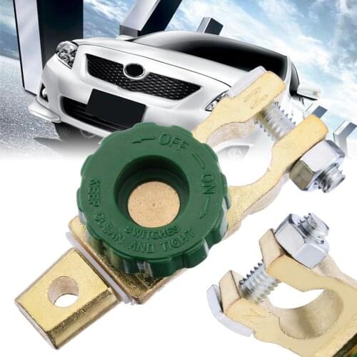 Durable Cut Off Switch Car Motorcycle Battery Terminal Link Quick Battery Cut-off Disconnect Master Kill Shut Switches