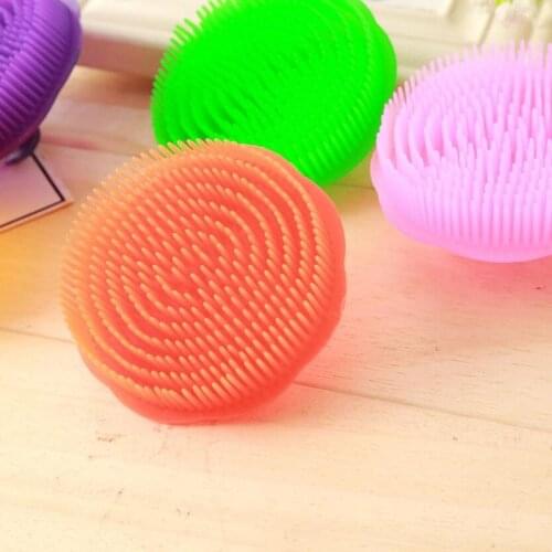 Pet Products Dog Cat Bath Brush Comb Cute Lovely Fur Grooming Massage Device Colorful Round Hair Brush Pets Acessorios