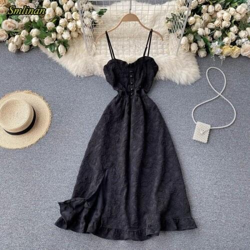 Черные летние платья Smlinan China At AliExpress