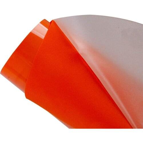 Heat Transfer Vinyl HTV Flock Vinyl Roll Orange Color Iron On Transfer Film Drop Shipping Easy Cut Weed Home Party Decor Films