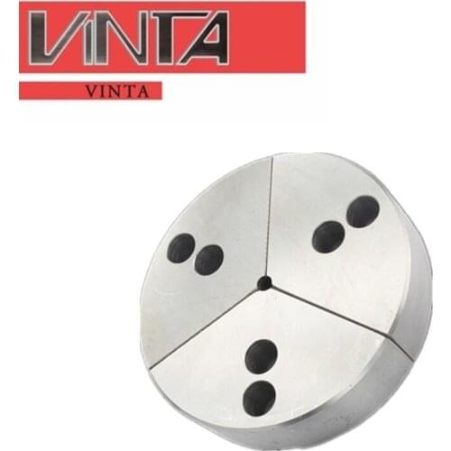 High quality Hydraulic Three-jaw Hydraulic fan-shaped chuck soft jaw lathe hydraulic raw jaw chuck three grip chuck 5/6/8 inch