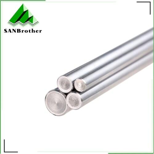 1pc 6mm 8mm 10mm 12mm 16mm linear shaft Rail 8mm 400mm Cylinder Chrome Plated Smooth Linear Rods axis 3d printer cnc part
