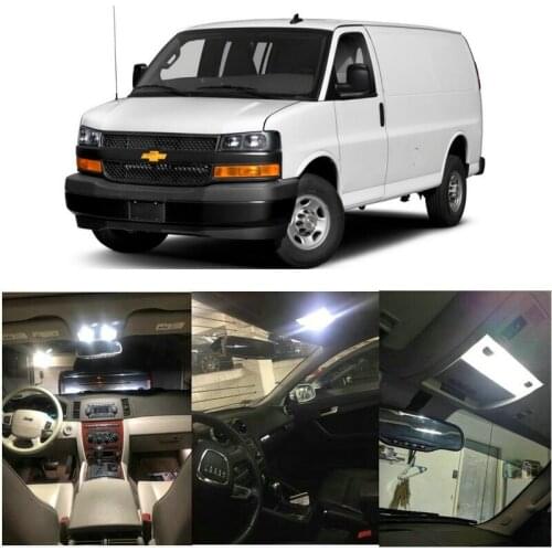 14pc Car interior led kit For Chevrolet Express 2500 3500 2020