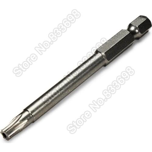 2Pcs 75mm S2 Magnetic Torx Screwdriver Bits Set Electric Screwdriver T8 T10 T15 T20 T25 T27 T30