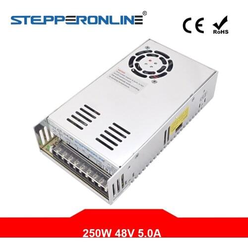 250W 48V 5.0A 115/230V Switching Power Supply for Stepper Motor CNC Router Kits