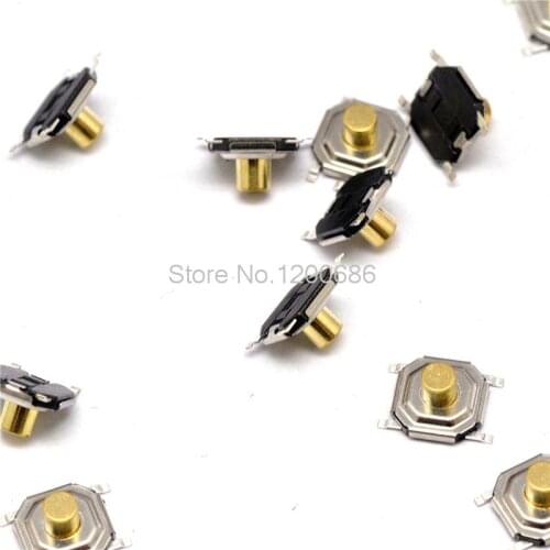 4 * 4 * 3.0MM touch switch patch 4-pin copper button / waterproof copper head 3.0