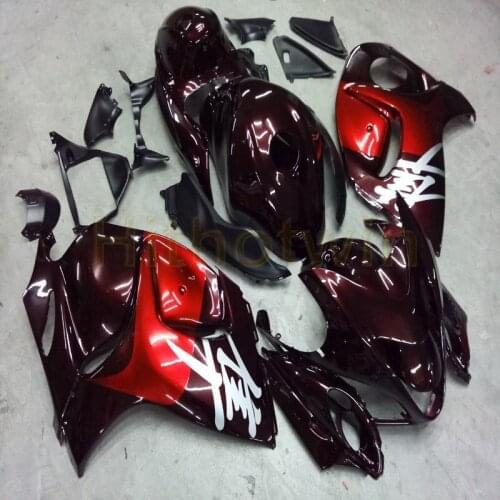 Bolts motorcycle Fairing for 2008-2016 GSX-R1300 08 09 10 11 12 13 14 15 16 motor panels+Injection mold red black