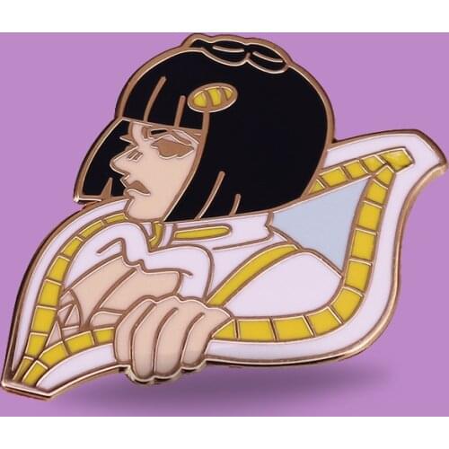 Bruno Bucciarati JOJO Adventure Enamel Brooch Pins Badge Lapel Pin Brooches Collar Jeans Jacket Fashion Jewelry Accessories