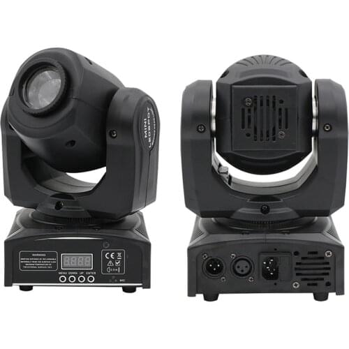 Fast shipping 2 Pcs 30W led spot moving head gobo light DMX control stage lighting spotlight projector DJ Disco party lights