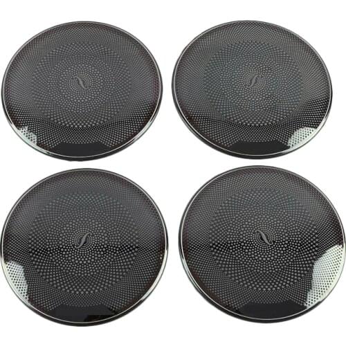 For Nissan X-Trail Rogue 2014-2020 Car Door Loudspeaker Sound Chrome Pad Speaker Cover Trim Frame Sticker Interior Accessories