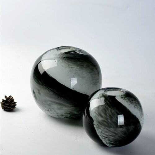 Chinese multi color vase Handmade terrarium colored glass vase for wedding decoration home decor Tabletop vases for flowers