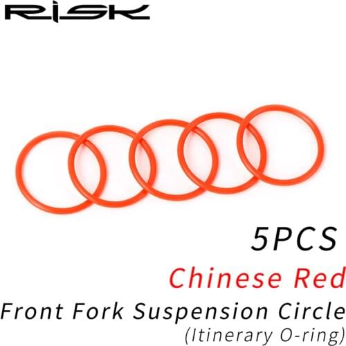 RISK 5pcs Mountain Bike Bicycle Front Fork O-Ring Dust Oil Sealed Rings 32mm 34mm 35mm 36mm Cycling Accessories Dropshipping