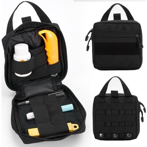 Airsoft Molle Pouch Ammo Gear First Aid Kit Tactical Medical Pouch Nylon Material Wasit Bag Outdoor Hunting Pack EDC Organizer