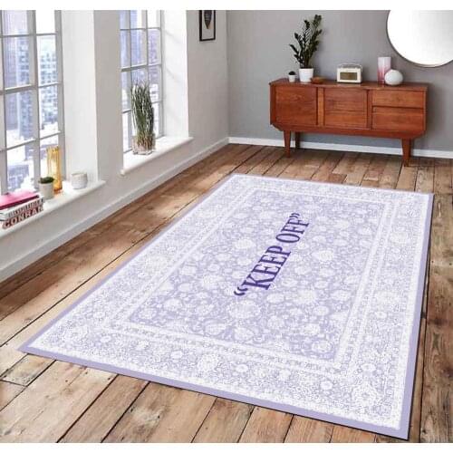 KEEP OFF 80 Patterned Carpet ,Non Slip Floor Carpet,Teens Carpet,Turkish Rug