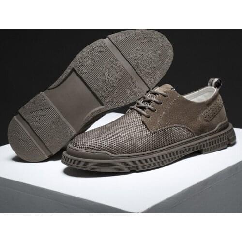 Flat man leisure transpirables hombre breathabl men sneaker casual safety summer leather fashion new causal shoes mens sale hot