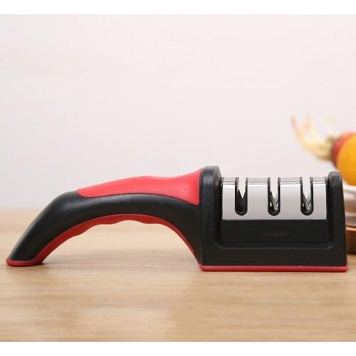 NHBR Smart Sharp Knife Sharpener Global Professional Chef Kitchen Knives Sharpener Multifunction 3 Stage Sharpening System