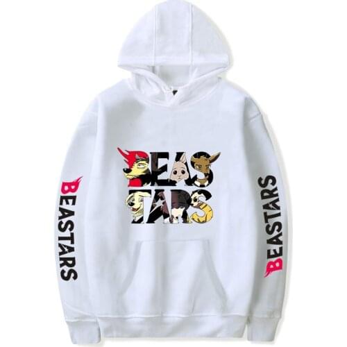 New Anime Hoodie Beastars Sweatshirts Boy Girl Fashion Casual Men/women snow white Hooded Jackets Beastars pullovers outwears