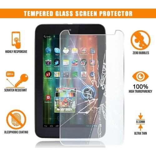Screen Protector for Prestigio MultiPad 7.0 Prime Duo Tablet Tempered Glass Scratch Resistant Anti-fingerprint Film Cover