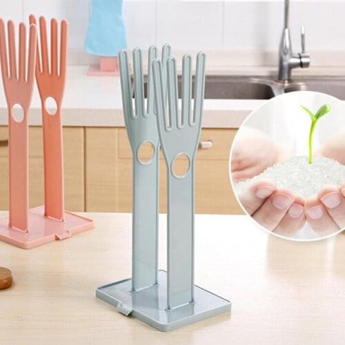 1pc Hot Sale Household Gloves Rack Drying Drain Water Stand Holder Dish Kitchen Tools Drain Holder