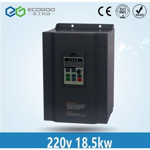 18.5kw 220v 1 o r 3 phase input & 220V 3 phase output frequency inverter/variable speed drive/frequency converter