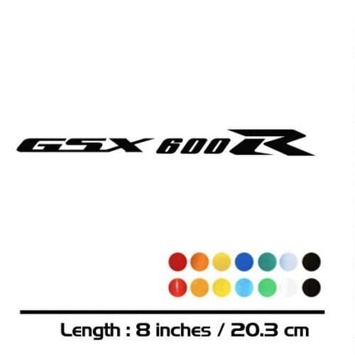 2 X New Sales motorcycle bike Fuel tank Wheels Fairing notebook Luggage helmet MOTO Sticker decals For SUZUKI GSX600R