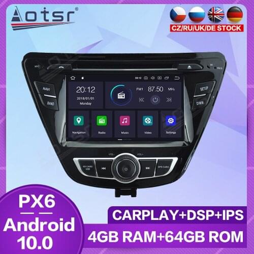 For Hyundai Elantra Avante 2014 2015 2016 Car Multimedia Player GPS Navigation Carplay Android Radio Audio Auto Stereo DVD Video