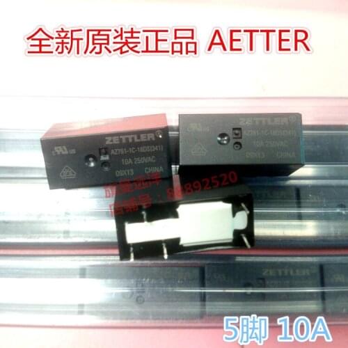 5PCS AZ761-1C-18DS 10A 5 feet 18V 18VDC