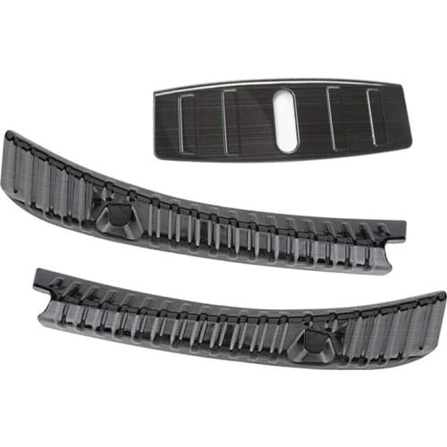 Rear Trunk Bumper Frunk Bumper Protector Guard Stainless Steel for Tesla Model 3(2Pcs)