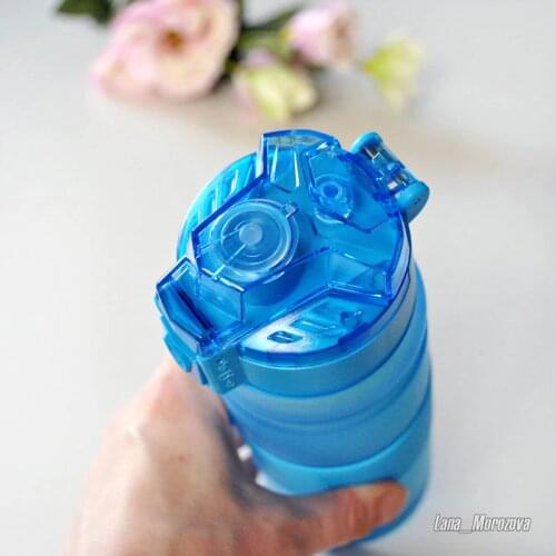 ZORRI Bottle For Water Protein Shaker Portable Motion Sports Water Bottle Bpa Free Plastic For Sports Camping Hiking Gourde