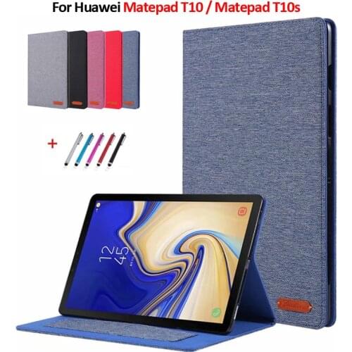 For Huawei Matepad T 10s Case AGS3-L09/W09 Cowboy Flip Stand Cover For Huawei Matepad T10 Case For Matepad T10S Tablet Cover