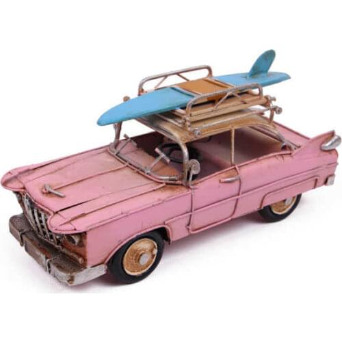 Decorative Metal Car Framed - Trinket, Miniature, Gift,Vintage, nostalgic-Handmade Hand Painted - Quality Durable Material