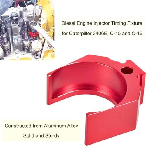 Injector Height Adjustment Gauge Tool & CAT Engine Barring Socket Turning Tool Fits For CAT 3406E, C-15 and C-16 (Set of 2)